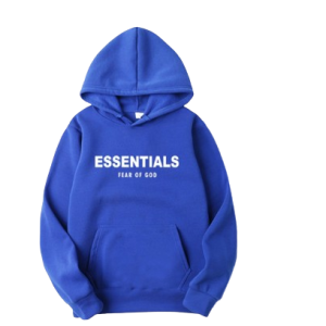 Fear of God Essentials Blue Hoodie