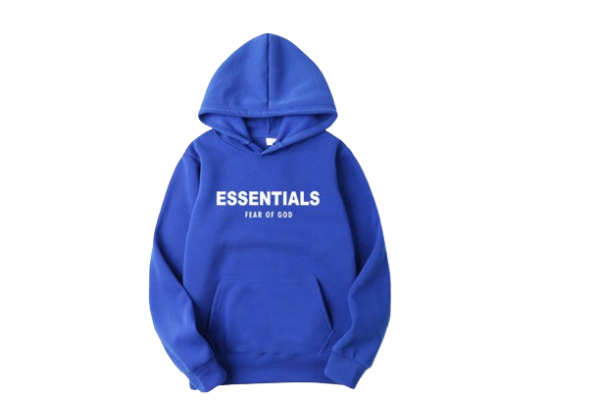 Fear of God Essentials Blue Hoodie