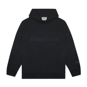 Fear of God essentials pullover hoodie applique logo