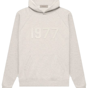 Fear of god essentials hoodie light oatmeal